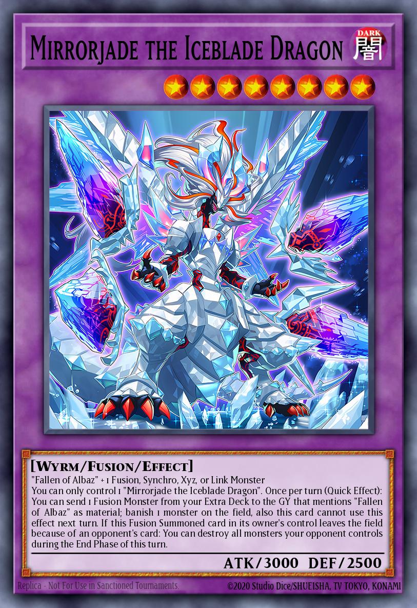 Mirrorjade the iceblade Dragon